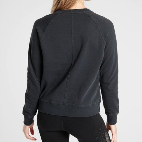 Athleta Washed Black Sundown Sweatshirt - Picture 2 of 5